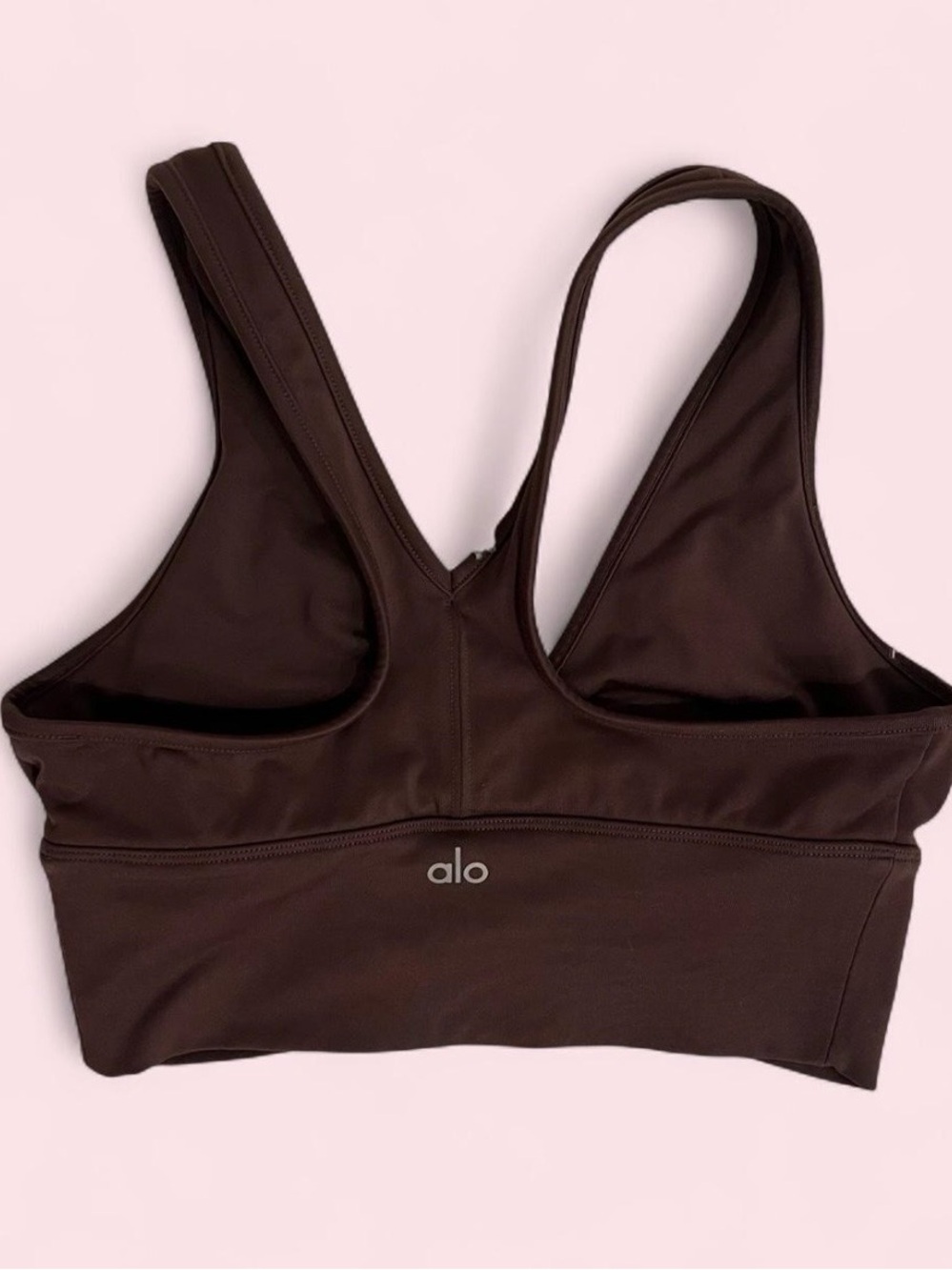 Alo Yoga brown sports bra